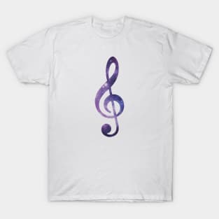 Space Treble Clef T-Shirt